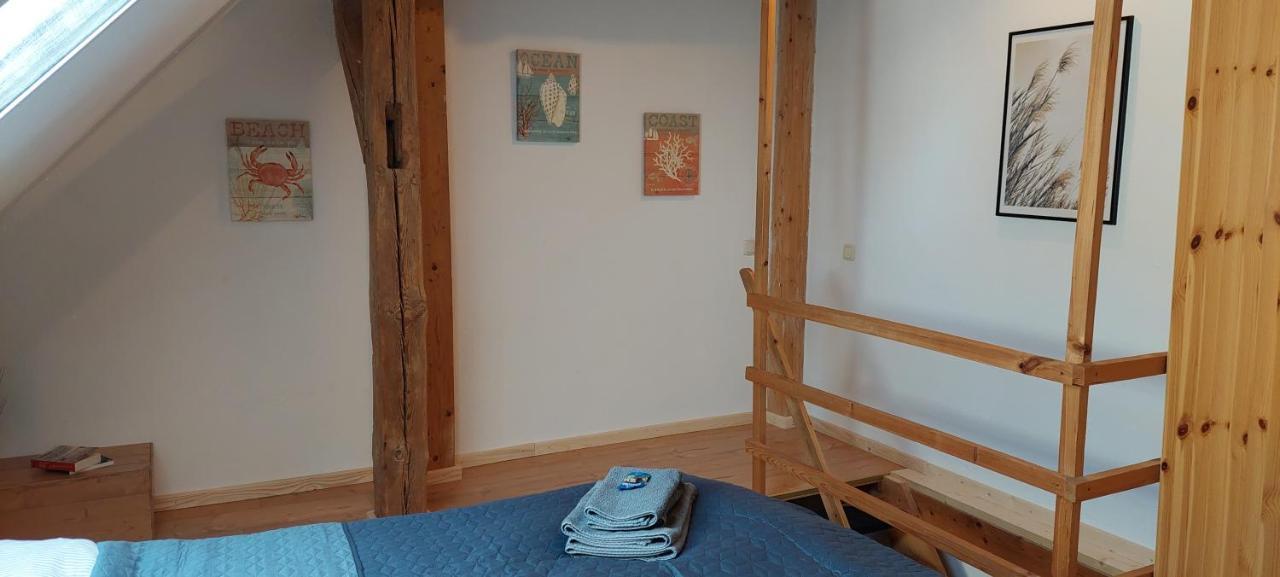 Boddenhus Auf Ruegen - Ferienwohnungen Und Pension Rappin Esterno foto